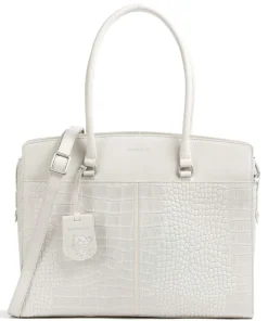 Cool Colbie Shopper 15″ geprägtes Leder elfenbein