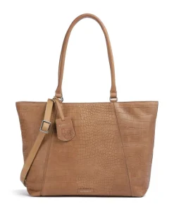 Cool Colbie Shopper 15″ geprägtes Leder hellbraun