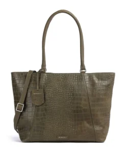 Cool Colbie Shopper 15″ geprägtes Leder olivgrün