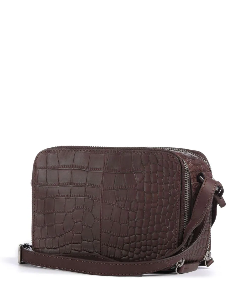 Cool Colbie Umhängetasche geprägtes Leder braun