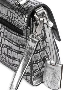 Cool Colbie Umhängetasche geprägtes Leder silber