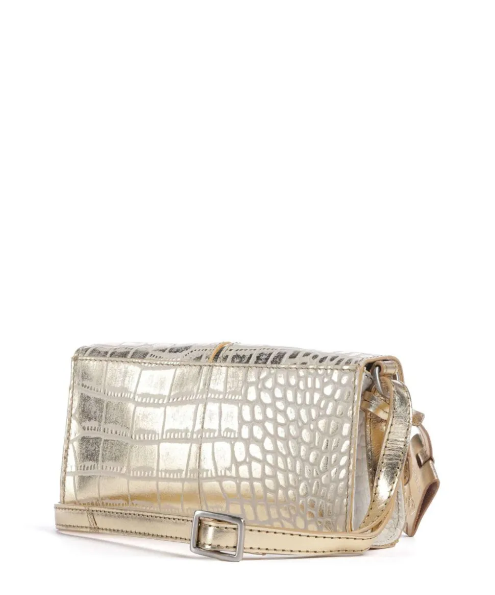 Cool Colbie Umhängetasche geprägtes Leder gold