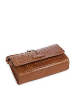 Cool Colbie Umhängetasche geprägtes Leder cognac