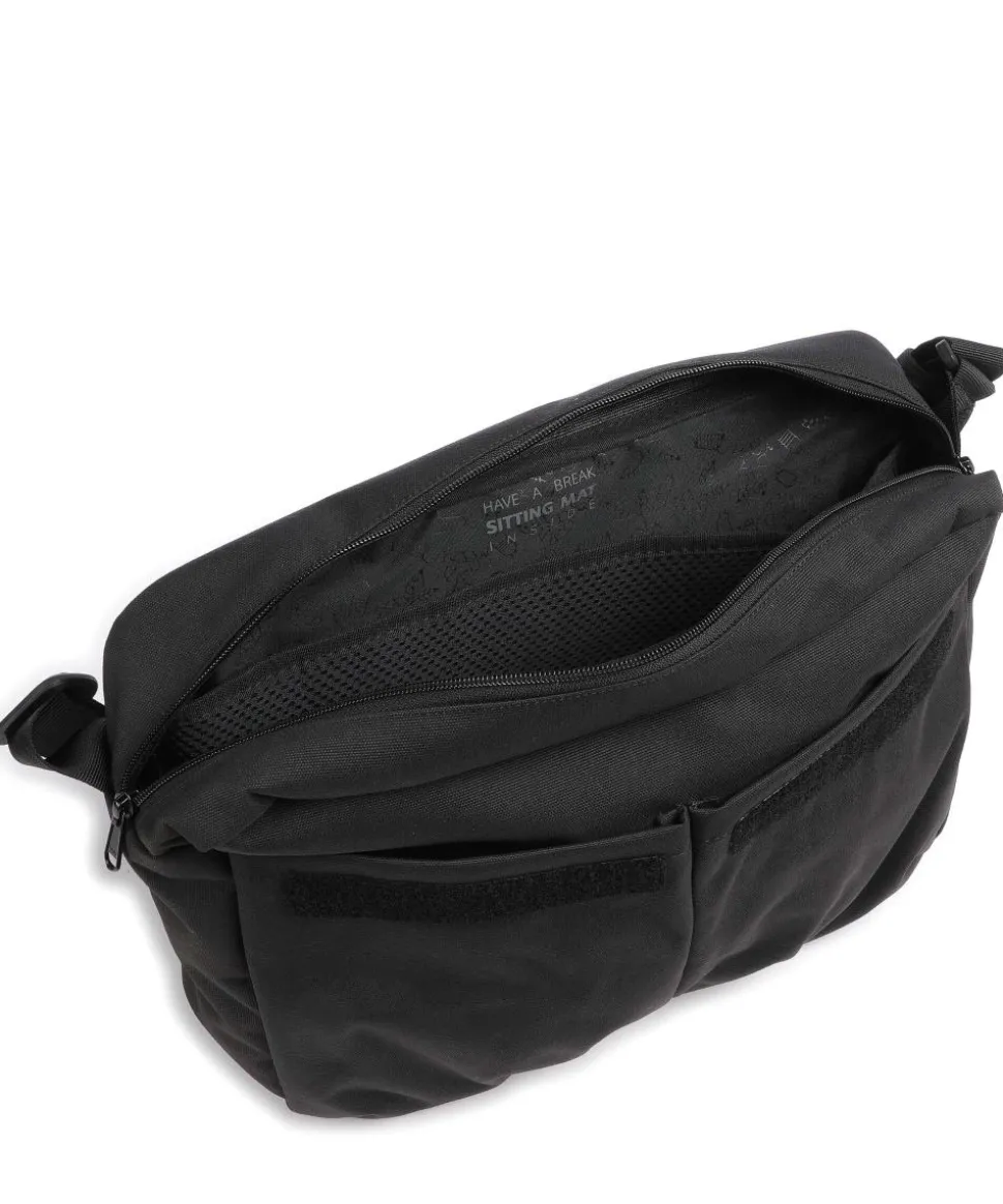 Coreway 13 Kuriertasche 13″ recyceltes Polyester schwarz