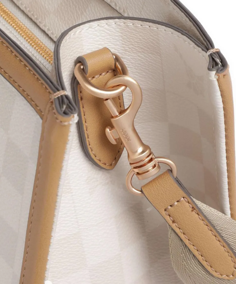 Cortina Piazza Handtasche Lederimitat elfenbein