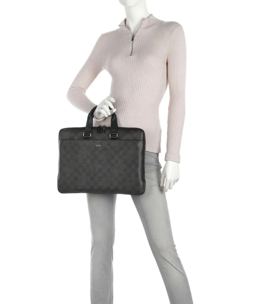 Cortina Piazza Janus Aktentasche 13″ Lederimitat braun/schwarz