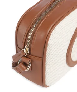 Covent Umhängetasche Baumwolle, Lederimitat beige/braun