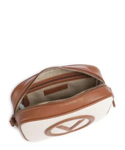 Covent Umhängetasche Baumwolle, Lederimitat beige/braun