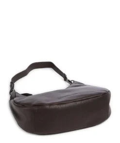 Cow Wax Pull Up Alexandria Schultertasche Pull-Up Rindsleder dunkelbraun