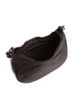 Cow Wax Pull Up Alexandria Schultertasche Pull-Up Rindsleder dunkelbraun