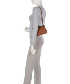 Cow Wax Pull Up Andrade Schultertasche Pull-Up Rindsleder cognac