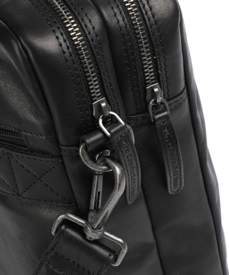 Cow Wax Pull Up Fabian Aktentasche 15″ Rindsleder schwarz