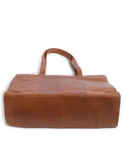 Cow Wax Pull Up Fidenza Shopper 15″ Pull-Up Rindsleder cognac