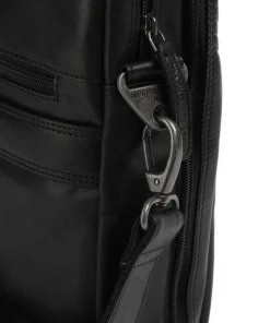 Cow Wax Pull Up Frazer Aktentasche 15″ Rindsleder schwarz