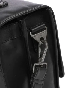 Cow Wax Pull Up Glenwood Aktentasche 17″ Rindsleder schwarz