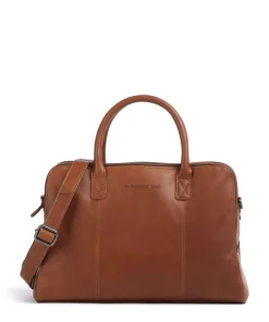 Cow Wax Pull Up Layton Handtasche Rindsleder cognac