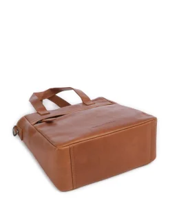 Cow Wax Pull Up Lingfield Handtasche Pull-Up Rindsleder cognac