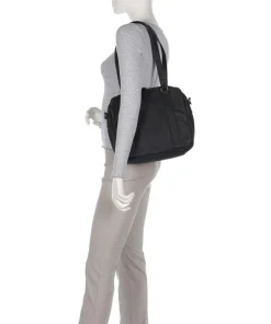 Cow Wax Pull Up Porlezza Schultertasche 10″ Pull-Up Rindsleder schwarz