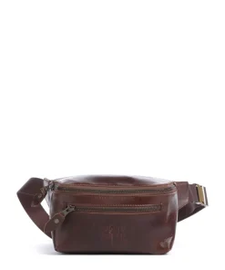 Crazy Horse Dash Gürteltasche Pull-Up Rindsleder dunkelbraun