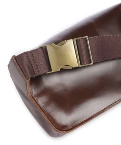 Crazy Horse Dash Gürteltasche Pull-Up Rindsleder dunkelbraun