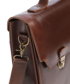 Crazy Horse Notes Aktentasche 15″ Rindsleder dunkelbraun