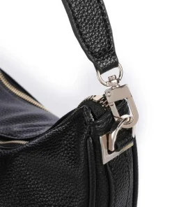 Cresidia Beuteltasche Lederimitat schwarz