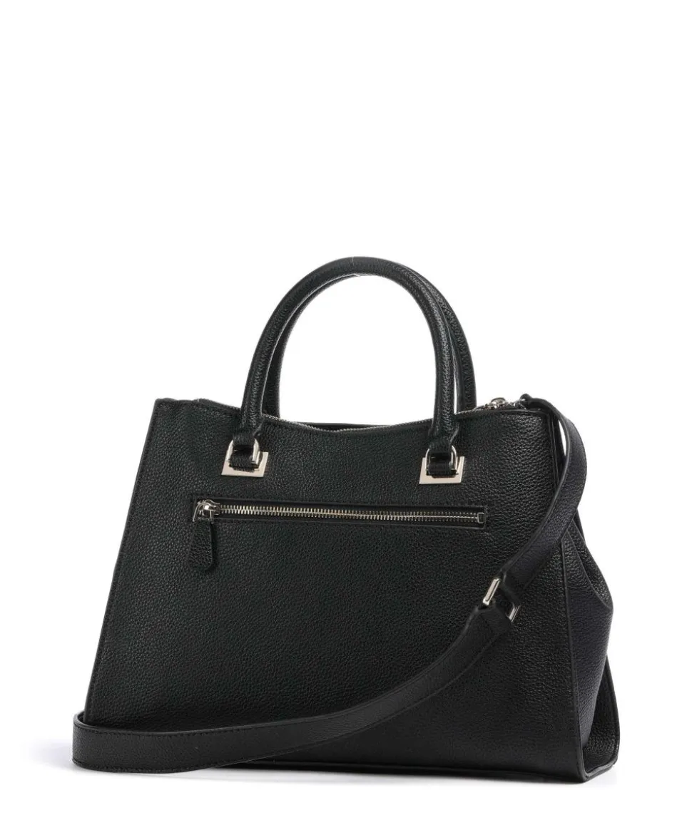 Cresidia Handtasche Lederimitat schwarz