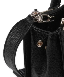 Cresidia Handtasche Lederimitat schwarz