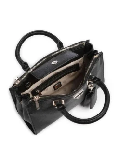 Cresidia Handtasche Lederimitat schwarz