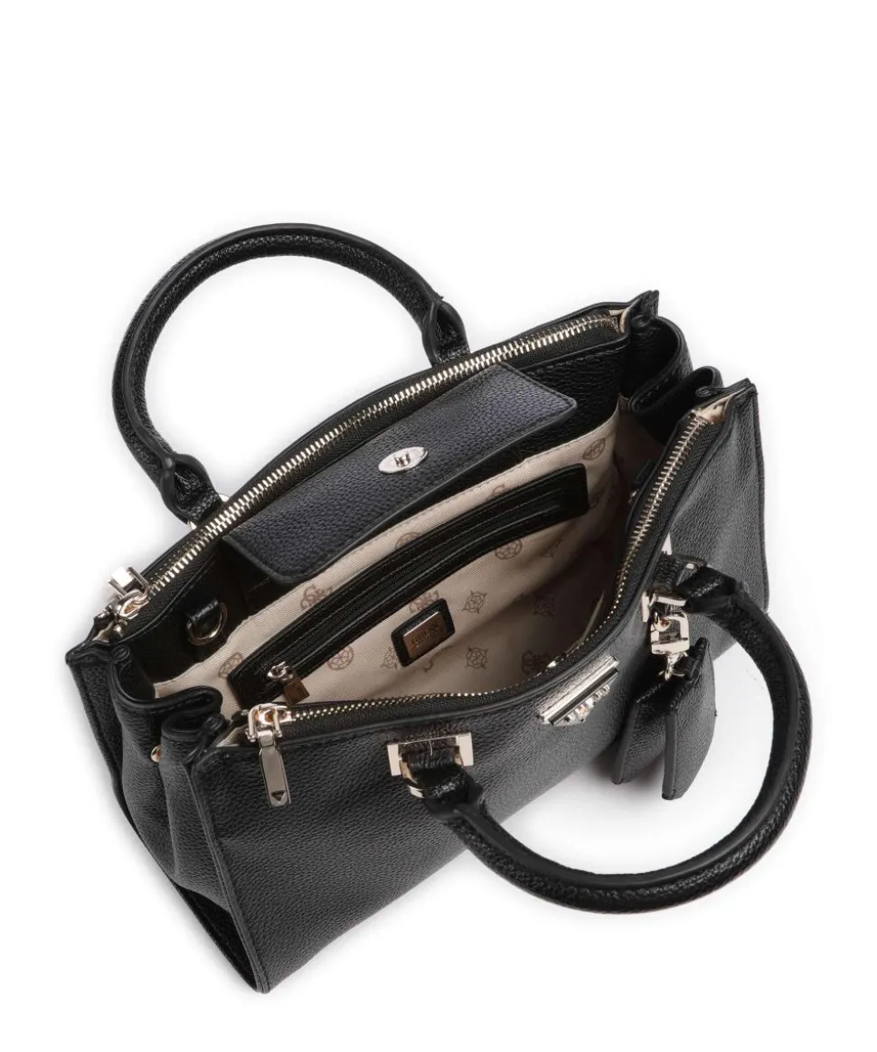 Cresidia Handtasche Lederimitat schwarz