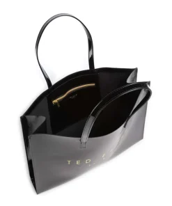 Crikon Shopper Lederimitat schwarz