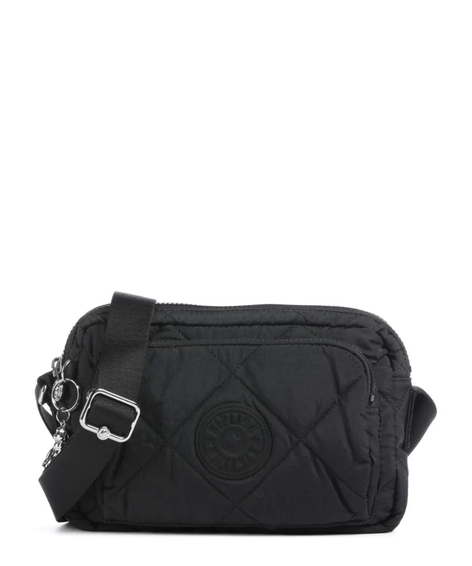 Crinkled Quilt Abanu M Zip Umhängetasche Polyamide schwarz