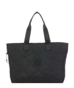 Crinkled Quilt Colissa Up Shopper 15″ Polyamide schwarz