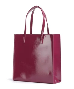 Crinkon Shopper Lederimitat brombeer