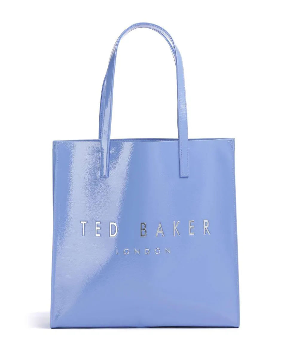 Crinkon Shopper Lederimitat blau