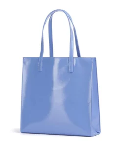 Crinkon Shopper Lederimitat blau