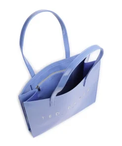 Crinkon Shopper Lederimitat blau