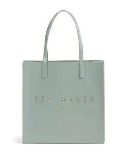 Crinkon Shopper Lederimitat graugrün