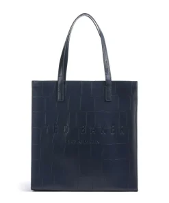 Croccon Shopper Lederimitat navy