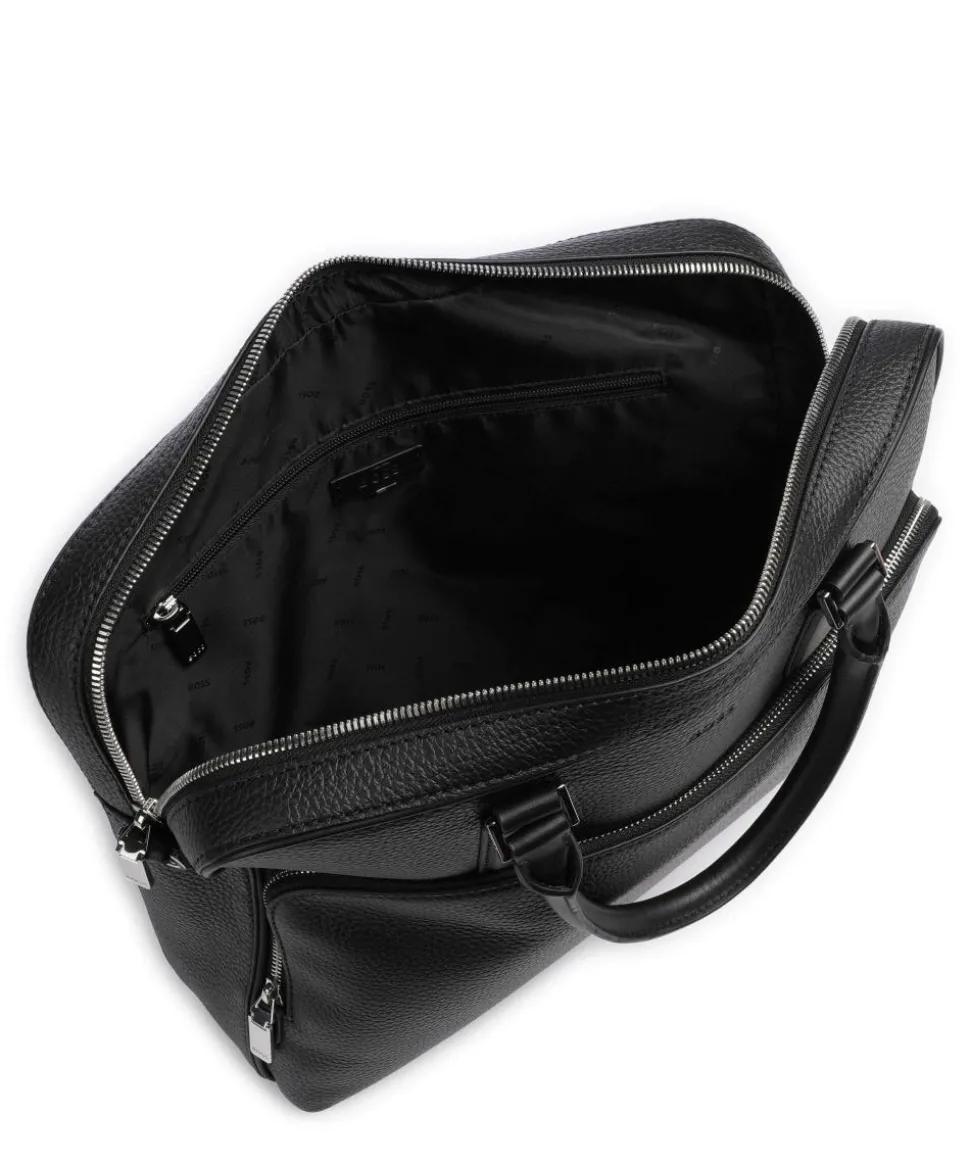 Crosstown Aktentasche 14″ genarbtes Rindsleder schwarz