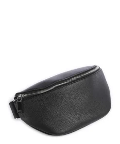 Crosstown Gürteltasche genarbtes Rindsleder schwarz