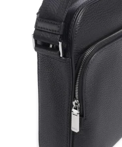 Crosstown Umhängetasche genarbtes Rindsleder navy