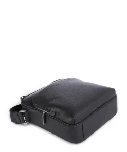 Crosstown Umhängetasche genarbtes Rindsleder navy