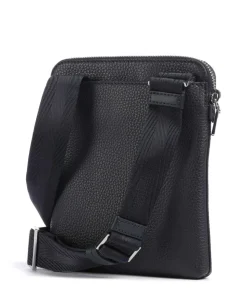 Crosstown Umhängetasche genarbtes Rindsleder navy