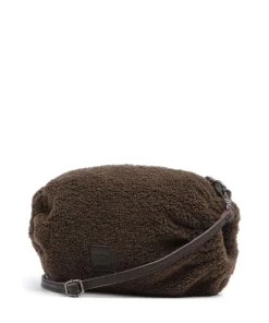 Cuddle Schultertasche Kunstfell braun