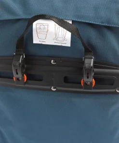 Cycle II 20 QMR 2.0 Gepäcktasche recyceltes Polyester blau/braun