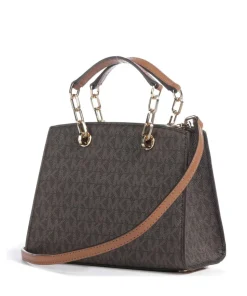 Cynthia Umhängetasche Canvas dunkelbraun