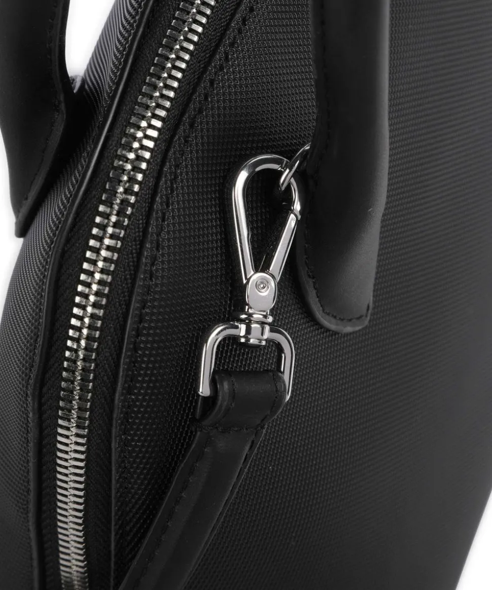 Daily City Handtasche Kunststoff schwarz