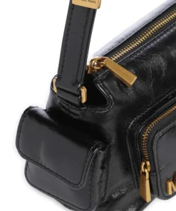 Dakota Small Umhängetasche Pull-Up Rindsleder schwarz