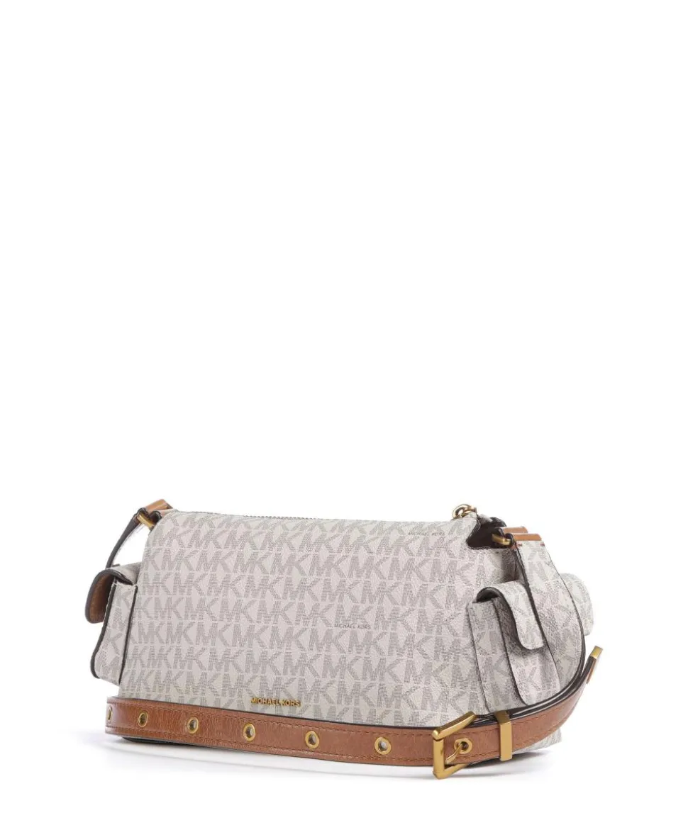 Dakota Small Umhängetasche Lederimitat creme